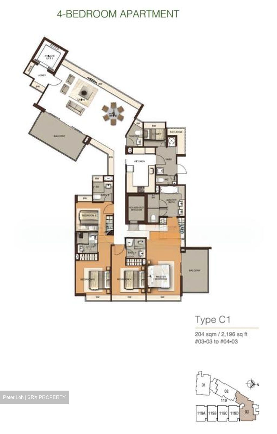 RESIDENCES AT EMERALD HILL (D9), Apartment #597109871